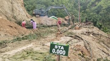 Program TMMD, Jalan Menuju Perkebunan Masyarakat Kampung Pepelah Dibuka